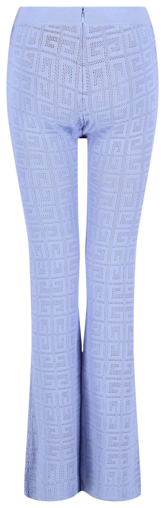 Givenchy 4G Jacquard Flared Pants Lavender