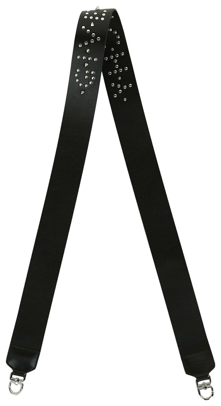Givenchy Studded Handbag Strap In Leather Black