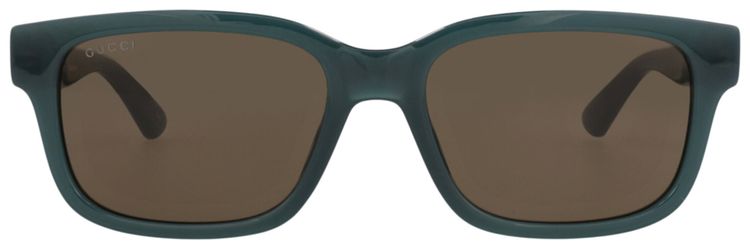 Gucci Square Frame Injection Sunglasses Blue Brown