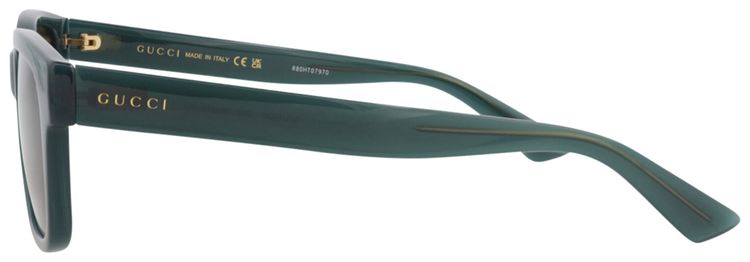 Gucci Square Frame Injection Sunglasses Blue Brown