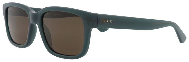 Gucci Square Frame Injection Sunglasses Blue Brown