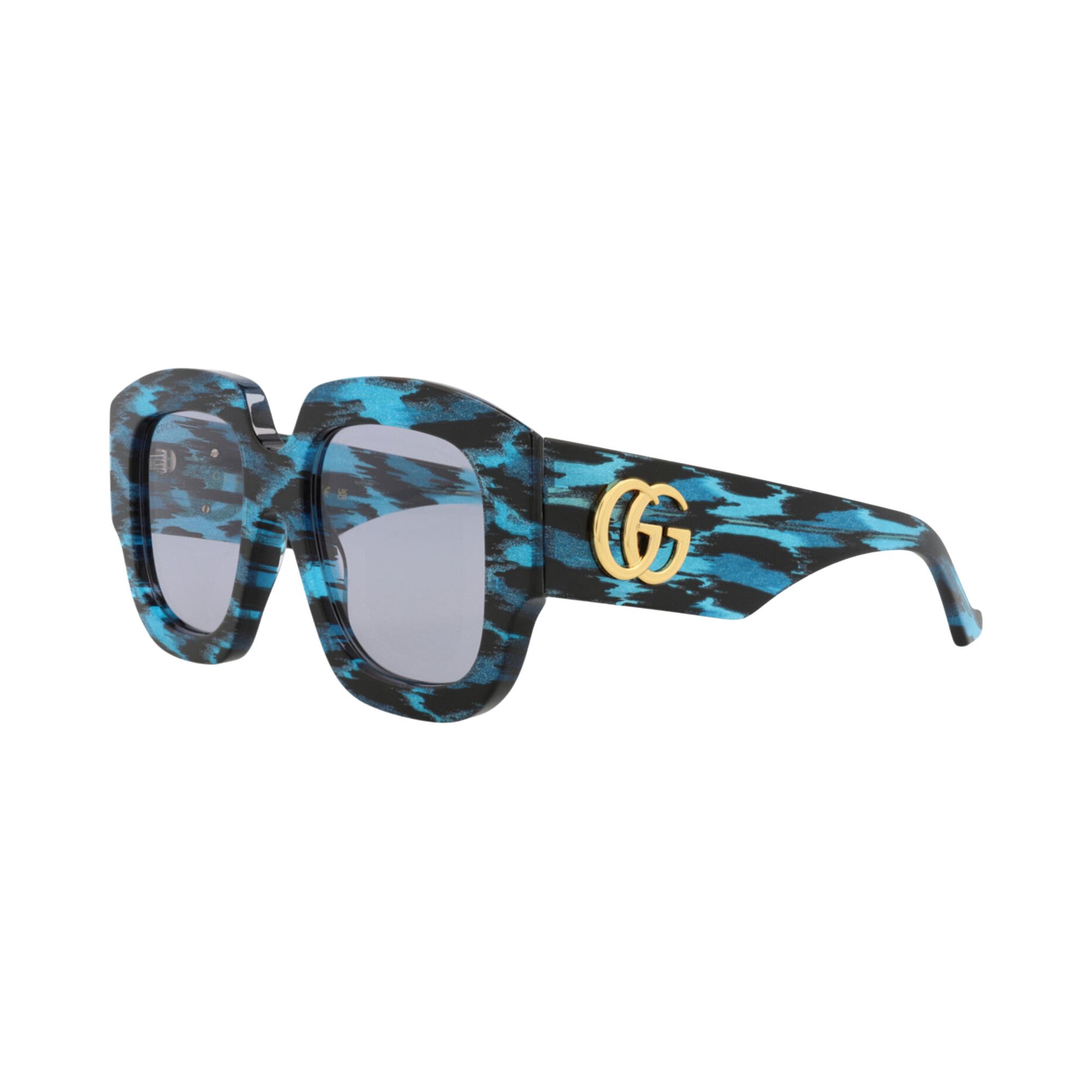 Buy Gucci Square-Frame Recycled Acetate Sunglasses 'Black Violet