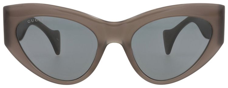 Gucci Cat Eye Frame Recycled Acetate Sunglasses Grey
