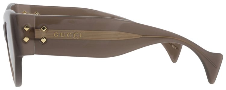 Gucci Cat Eye Frame Recycled Acetate Sunglasses Grey