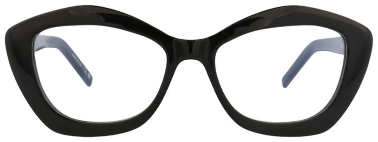 Saint Laurent Cat Eye Frame Acetate Optical Frames Black Transparent