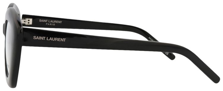Saint Laurent Cat Eye Frame Acetate Optical Frames Black Transparent
