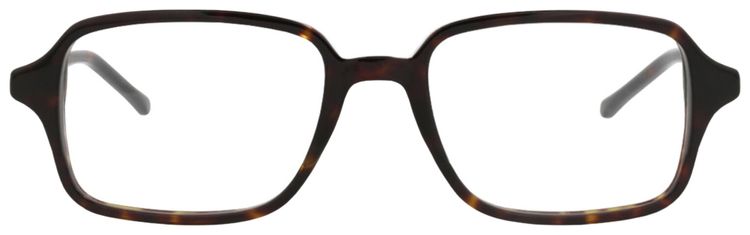 Gucci Square Frame Acetate Optical Frames Havana Transparent