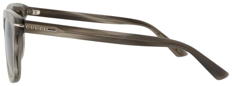 Gucci Square Frame Recycled Acetate Sunglasses Havana Brown