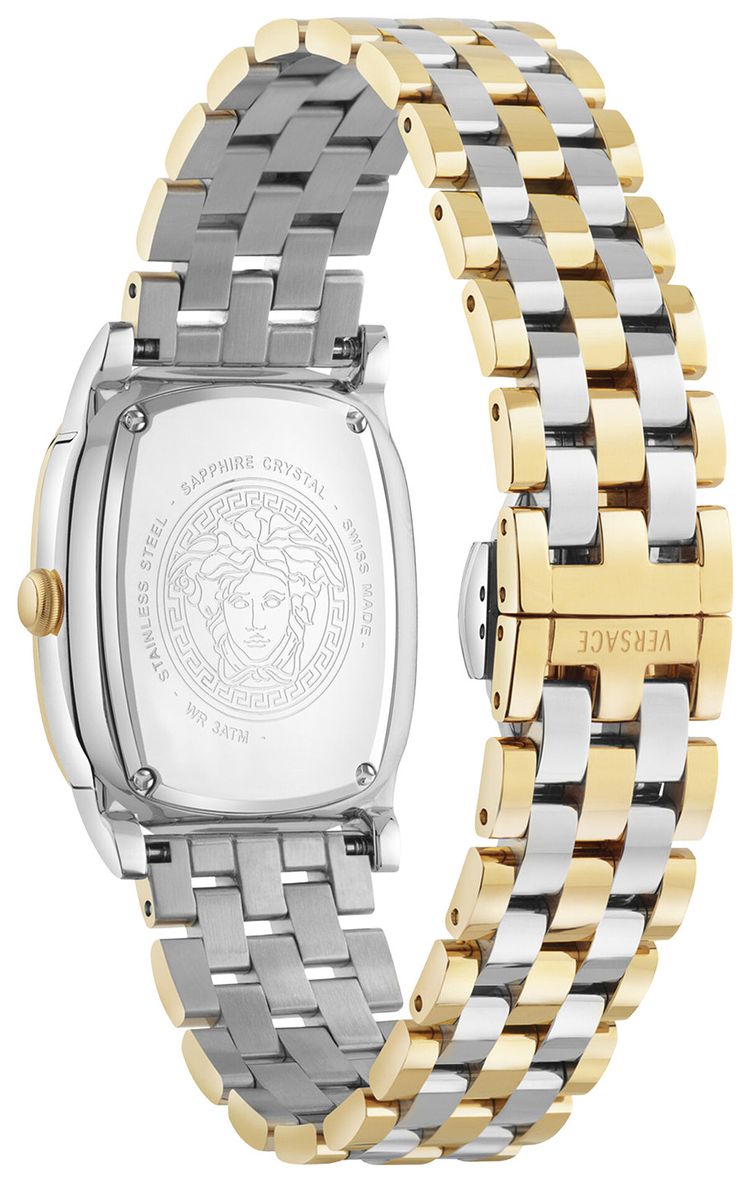 Versace Couture Bracelet Watch Two Tone