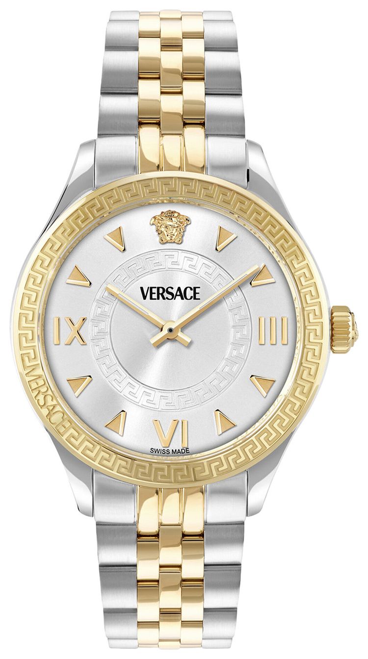 Versace Hellenyium Bracelet Watch Two Tone