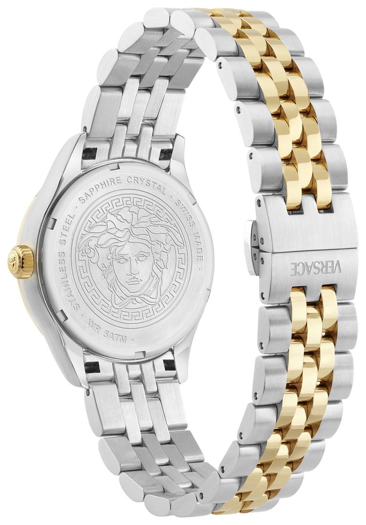 Versace Hellenyium Bracelet Watch Two Tone