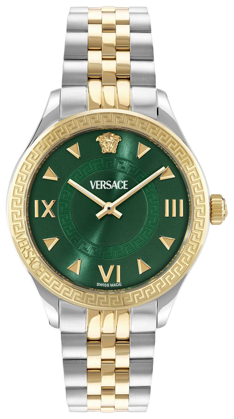 Versace Hellenyium Bracelet Watch Two Tone