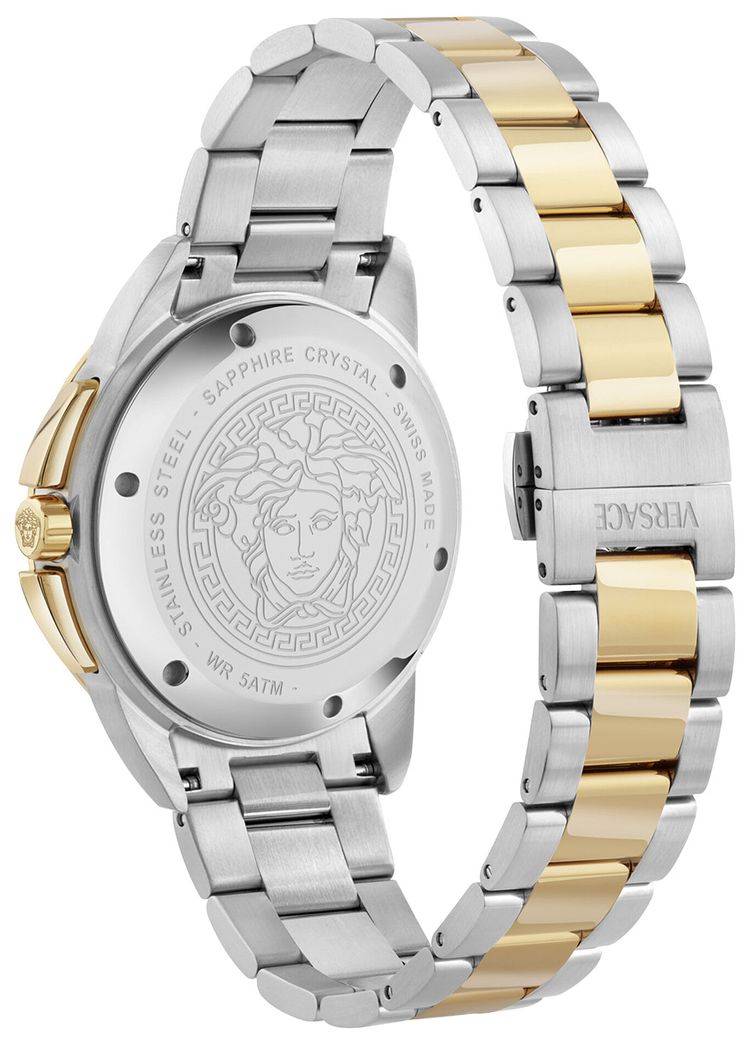 Versace V Sport Chrono Bracelet Watch Two Tone