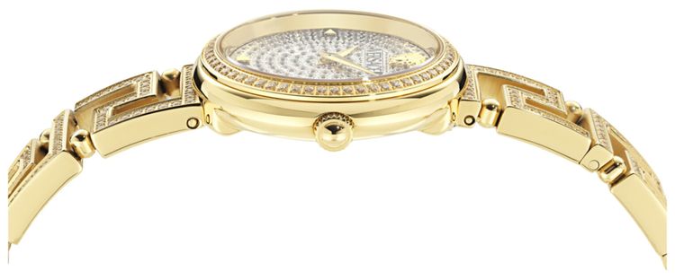 Versace Greca Goddess Diamond Watch Gold
