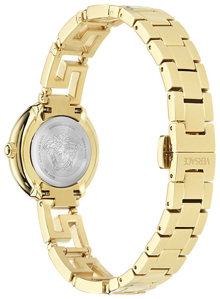 Versace Greca Goddess Diamond Watch Gold