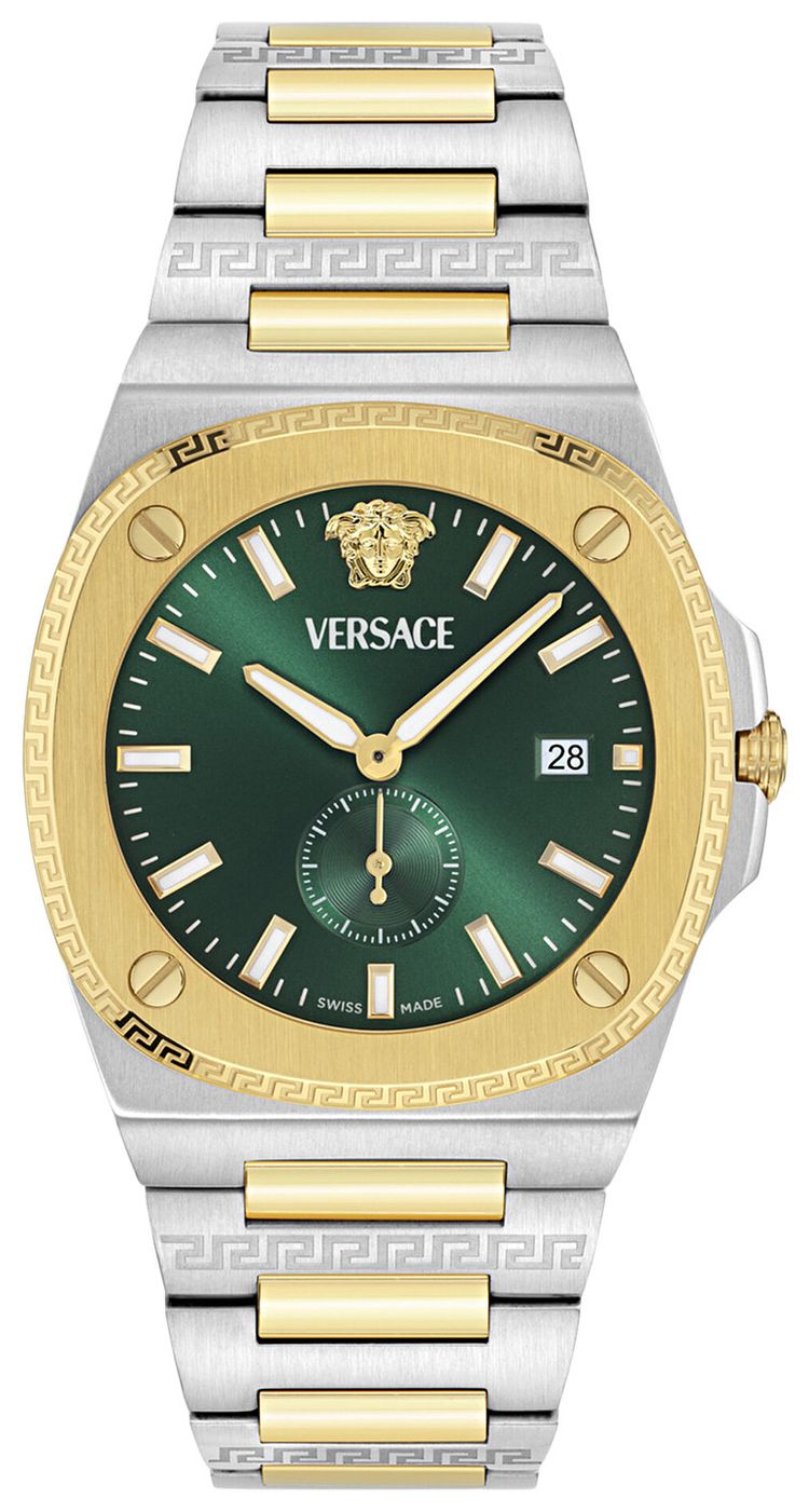 Versace Tolomeo Bracelet Watch Two Tone