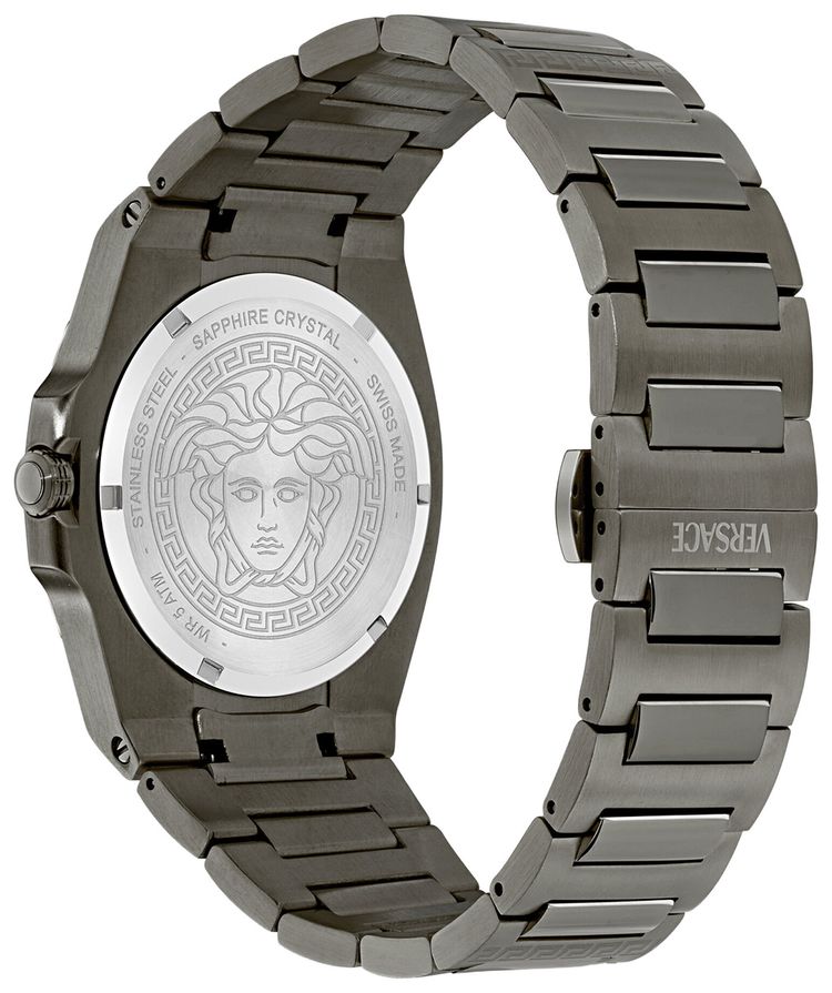 Versace Tolomeo Bracelet Watch Gun