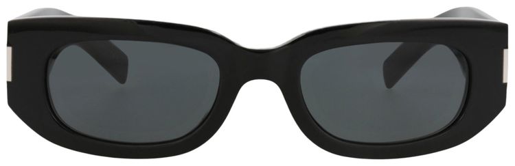 Saint Laurent Round Frame Recycled Acetate Sunglasses Black