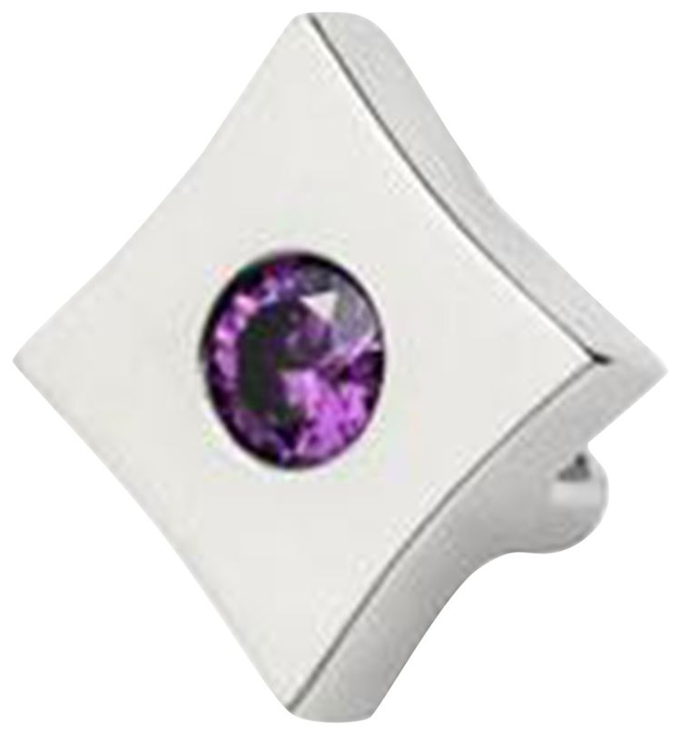 PECORA Quadrad Shoes Jewelry Silver