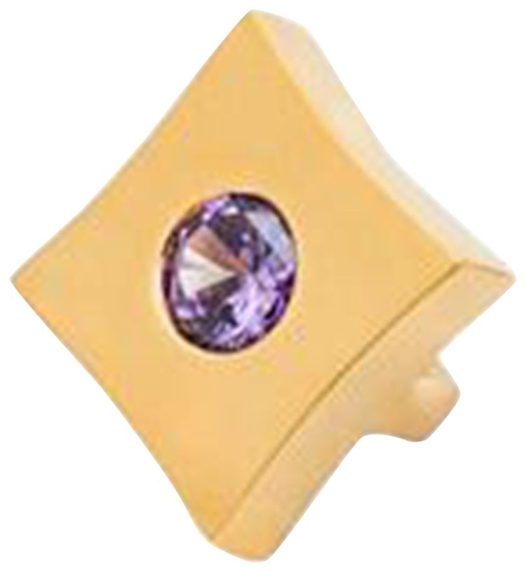 PECORA Quadrad Shoes Jewelry Gold