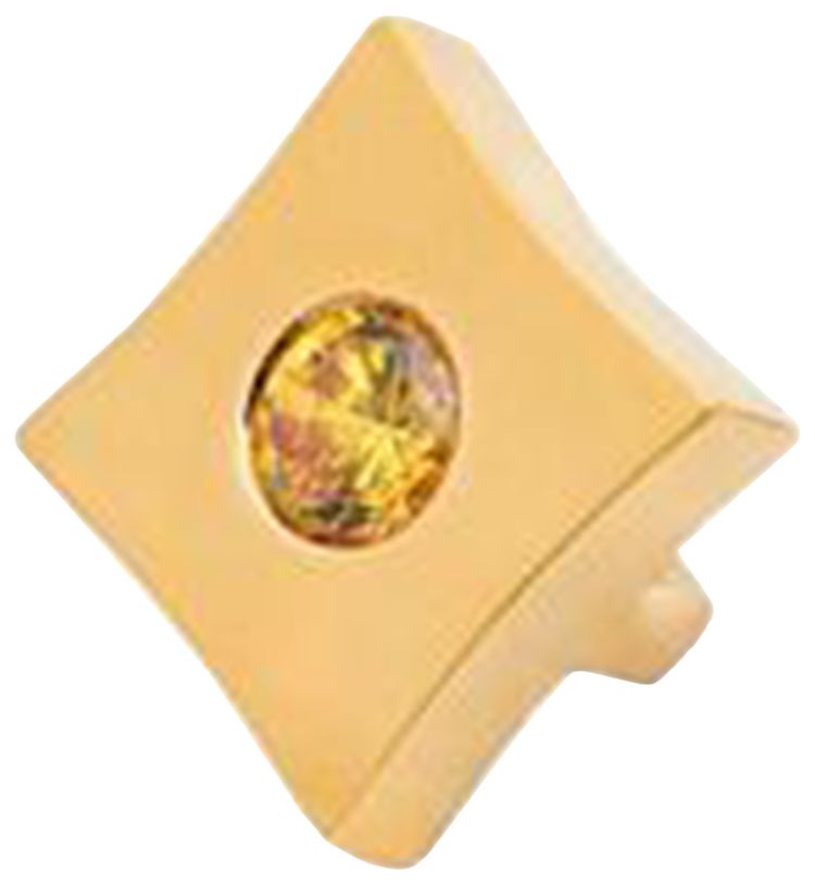 PECORA Quadrad Shoes Jewelry Gold