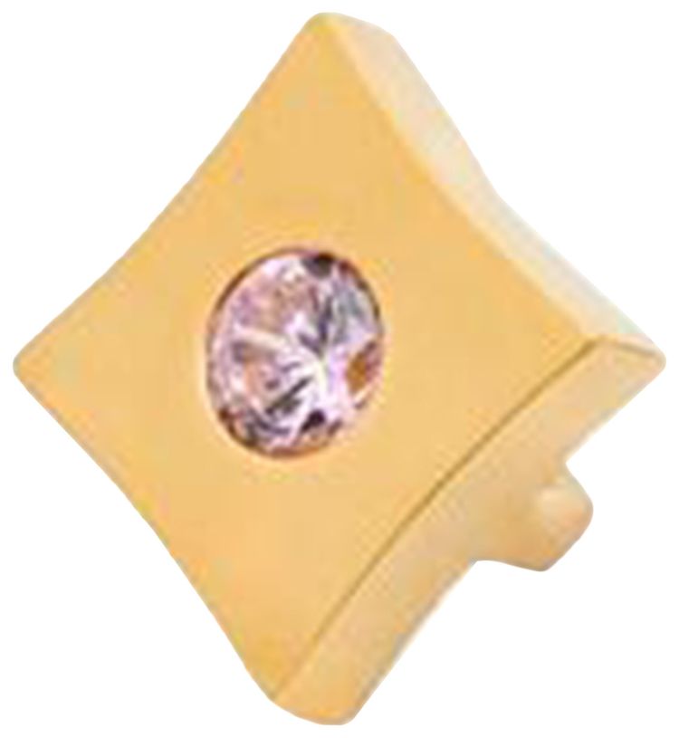 PECORA Quadrad Shoes Jewelry Gold