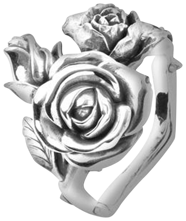 PECORA La Vita Rosa Ring Silver