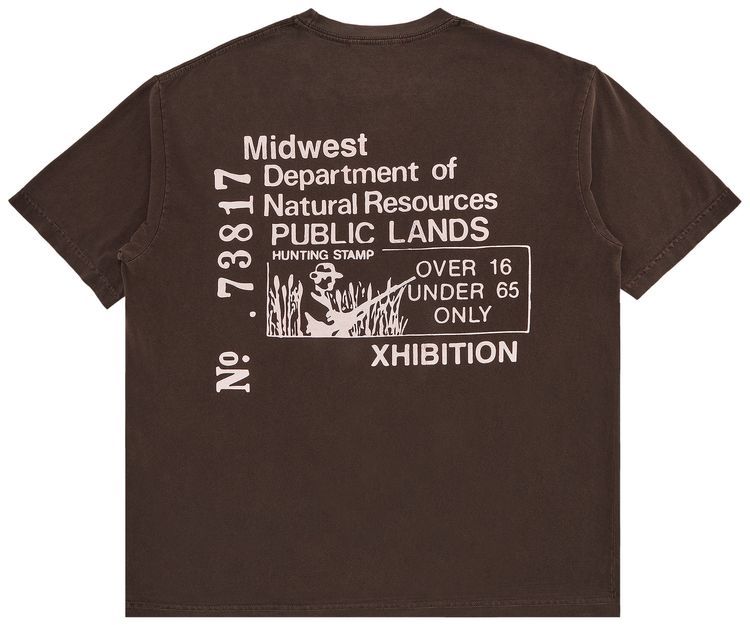 XHIBITION Public Lands T Shirt Coffee