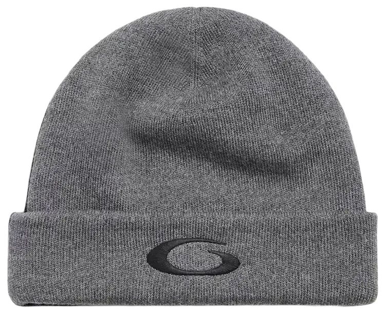 Balenciaga Logo Beanie Hat BlackGrey