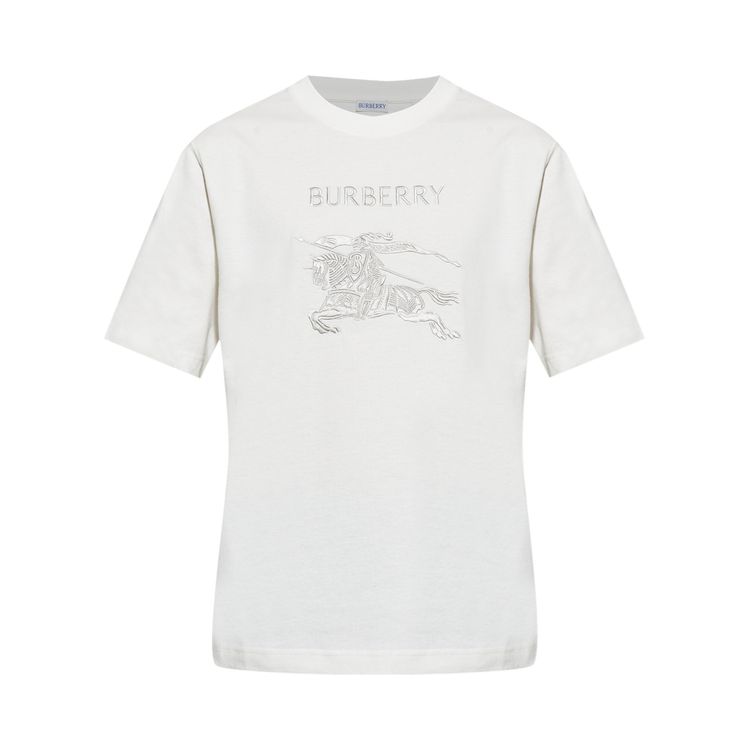 Burberry Seth Knight Logo T Shirt Chalk