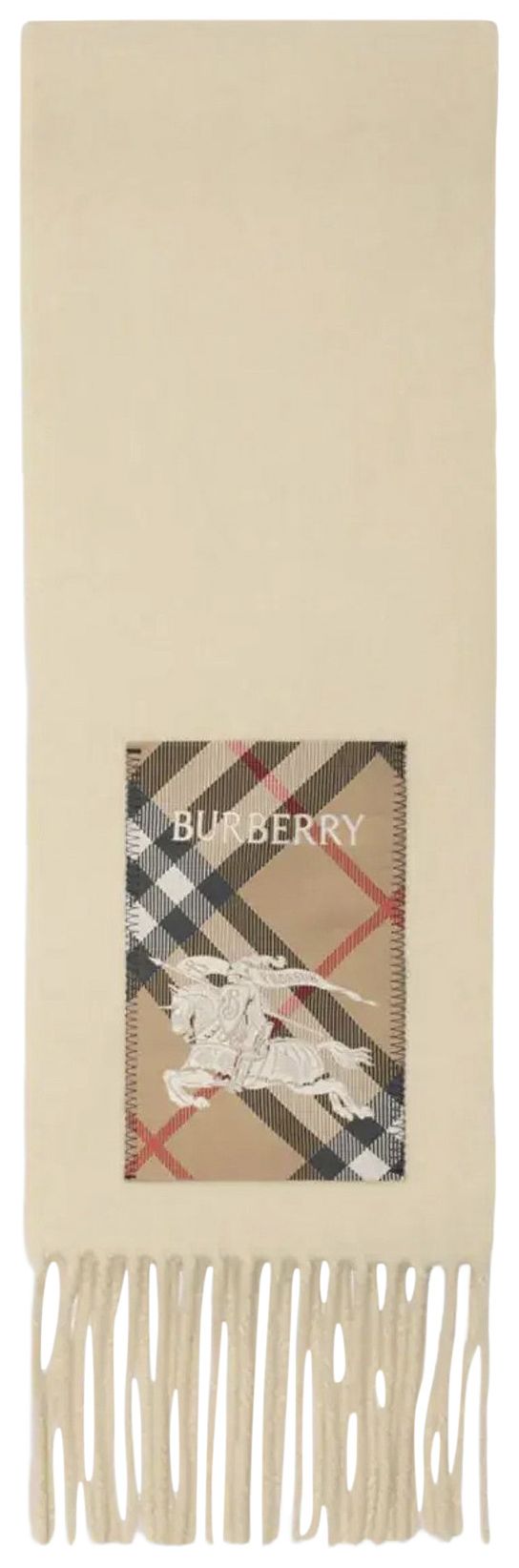 Burberry Solid Label Scarf Nutmeg