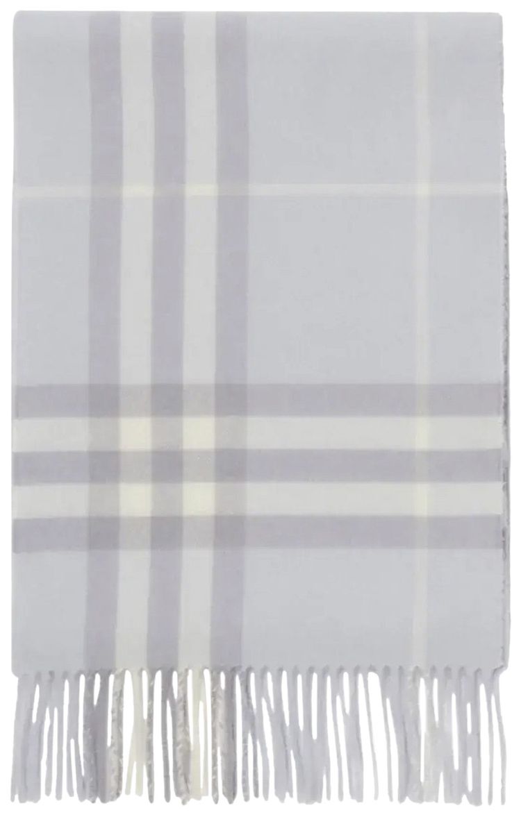 Burberry Giant Check Scarf Mist Blue