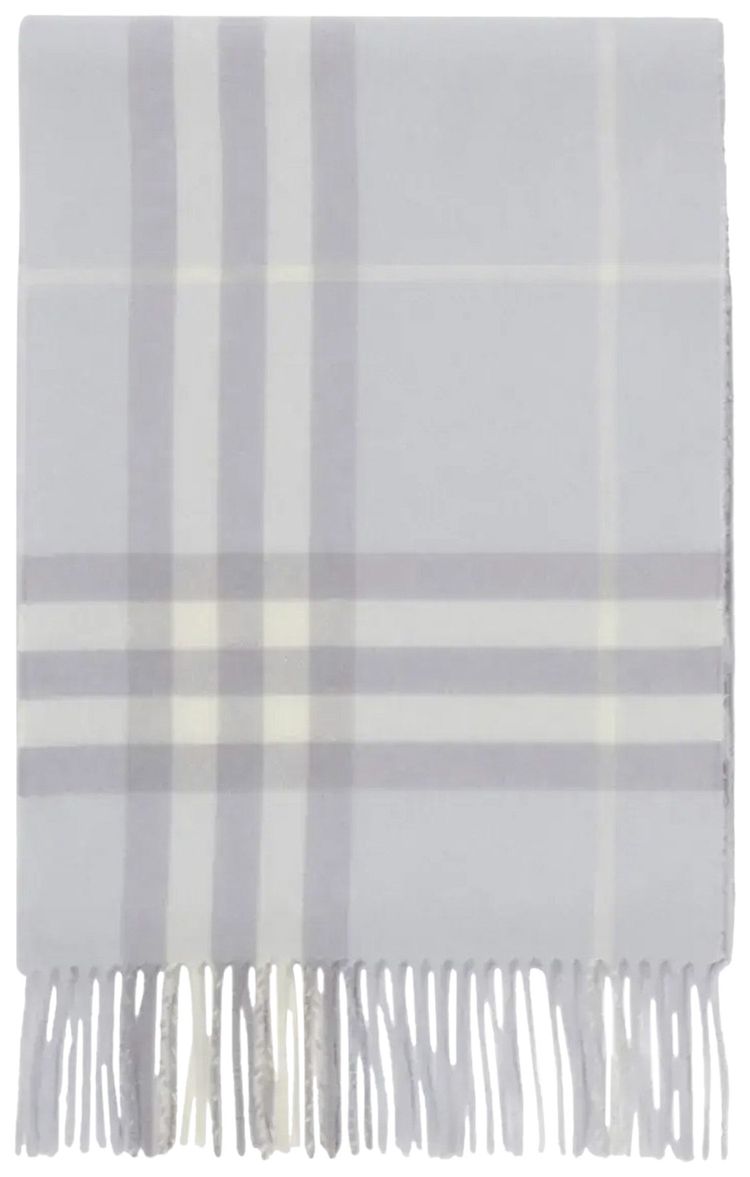 Burberry Giant Check Scarf Mist Blue