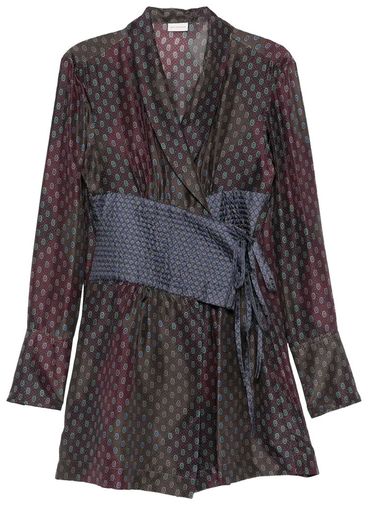 Dries Van Noten Cebeau Shirt Burgundy