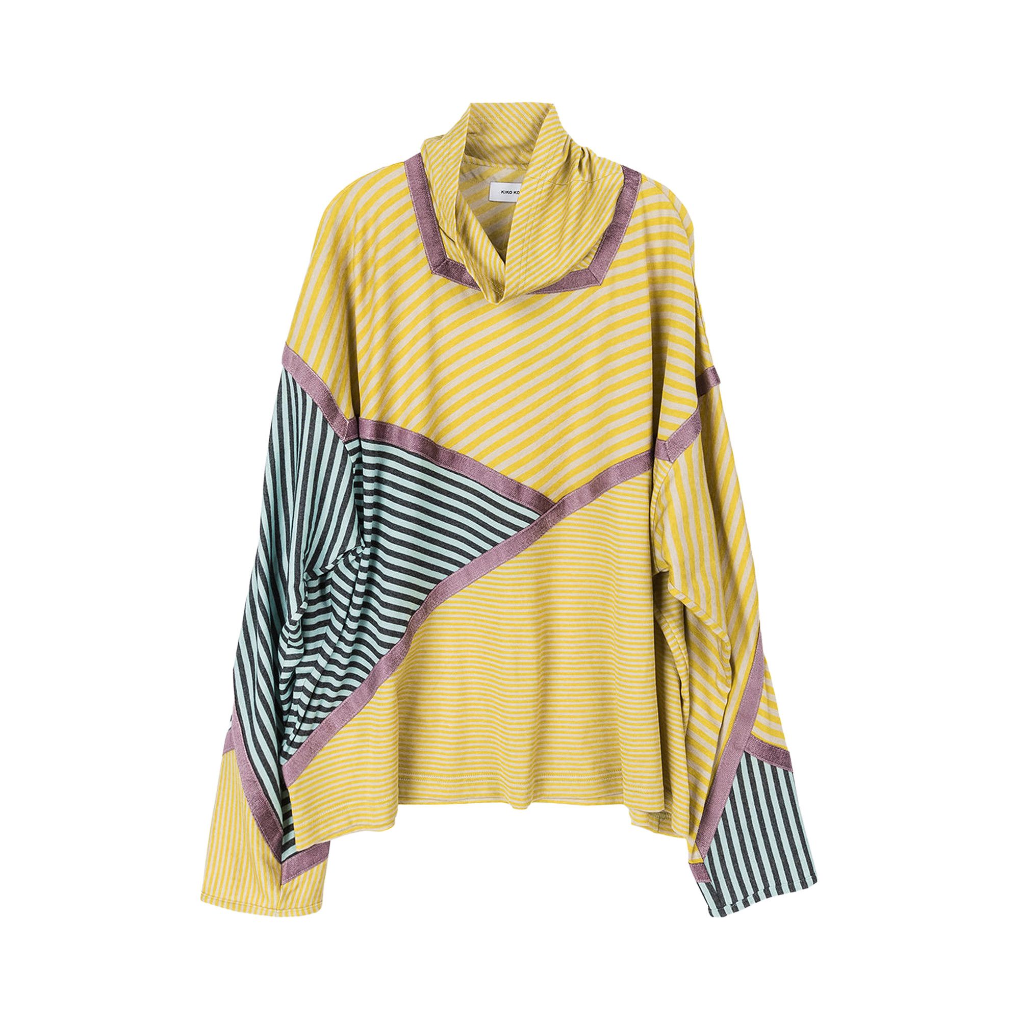 トップス KIKO KOSTADINOV RADAY SHORT JERSEY TOP Buy Kiko Kostadinov Raday Short Jersey Top 'Lemon/Light Grey
