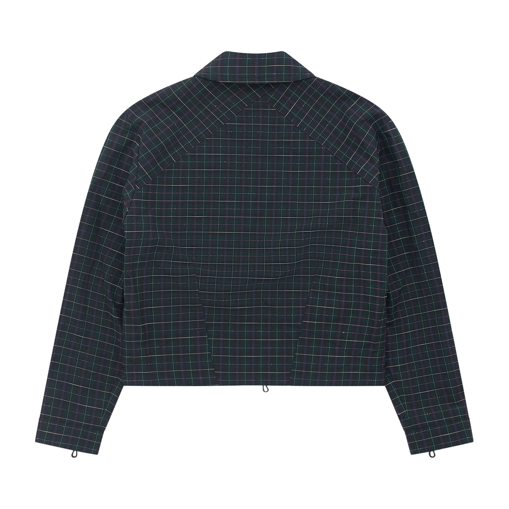 Buy Kiko Kostadinov Kraner Cropped Blouson 'Forest Check