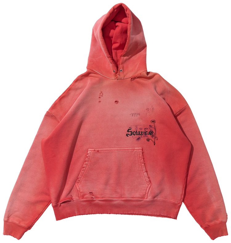 Paly Hollywood Source Family Hooded Sweatshirt Red