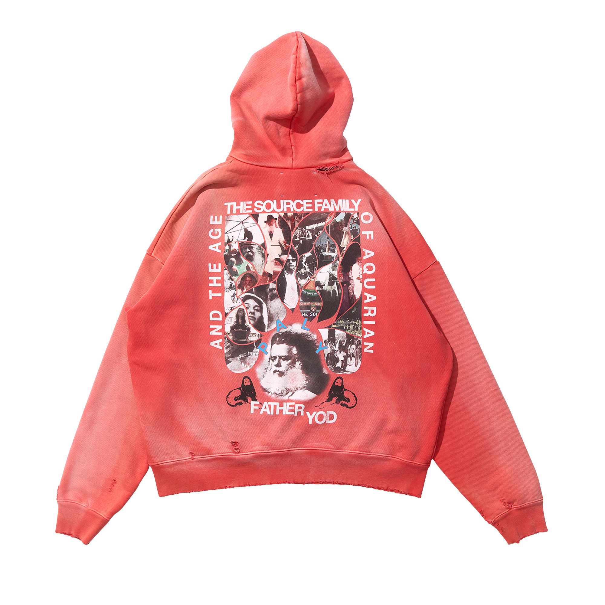 Buy Paly Hollywood Source Family Hooded Sweatshirt 'Red