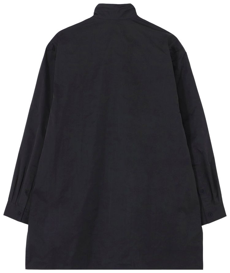 Yohji Yamamoto Pour Homme Tobacco Printed Padded B Coat Black