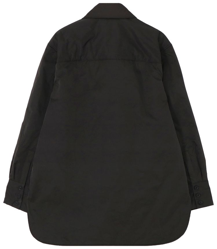 Yohji Yamamoto Pour Homme Stole Detail Padded S Coat Black