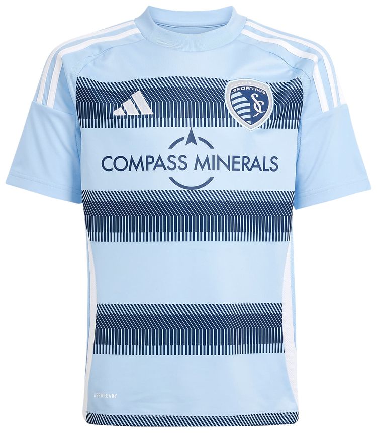 Adidas Sporting Kansas City 2526 Home Jersey Glow Blue