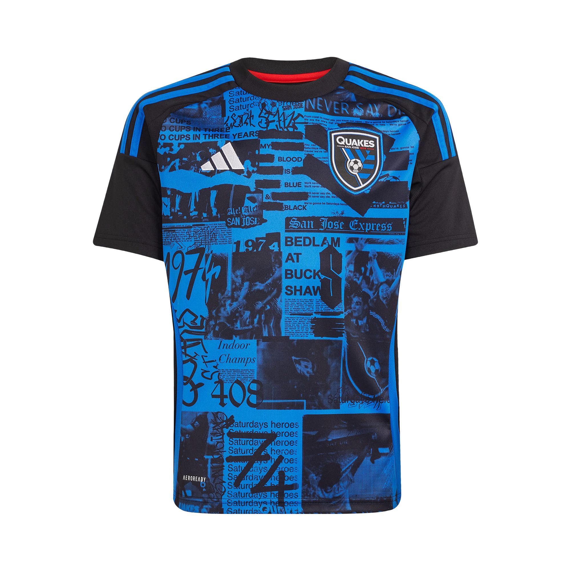 Buy Adidas San Jose Earthquakes 25/26 Home Jersey 'Black' - IV9894