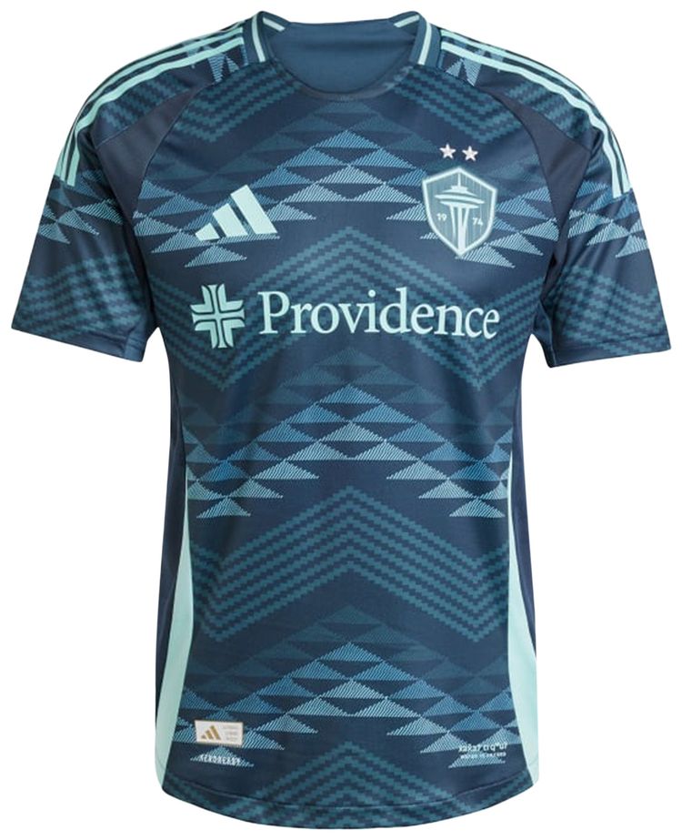 Adidas Seattle Sounders FC 2526 Away Authentic Jersey Aurora Ink