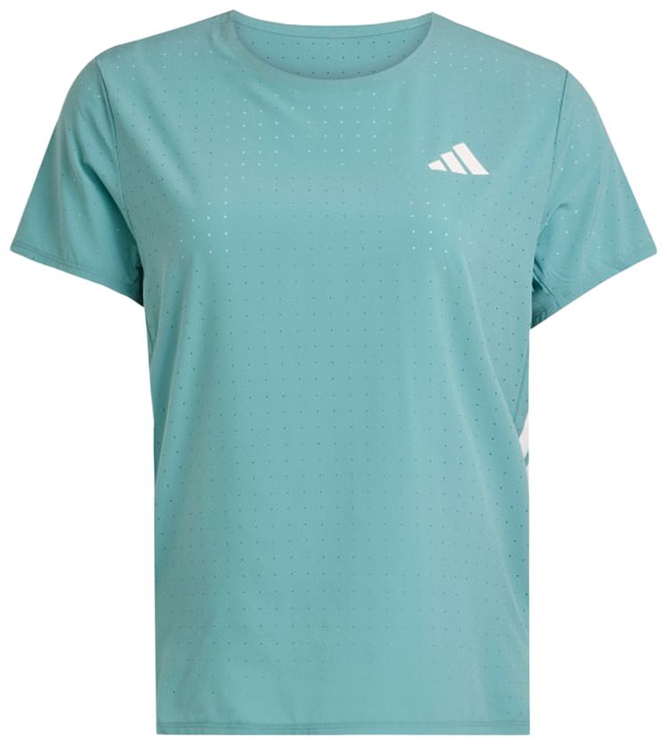 Adidas Adizero Running Tee Powder Teal