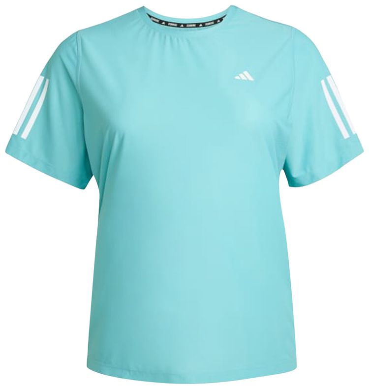 Adidas Own The Run Tee Plus Size Mint Ton