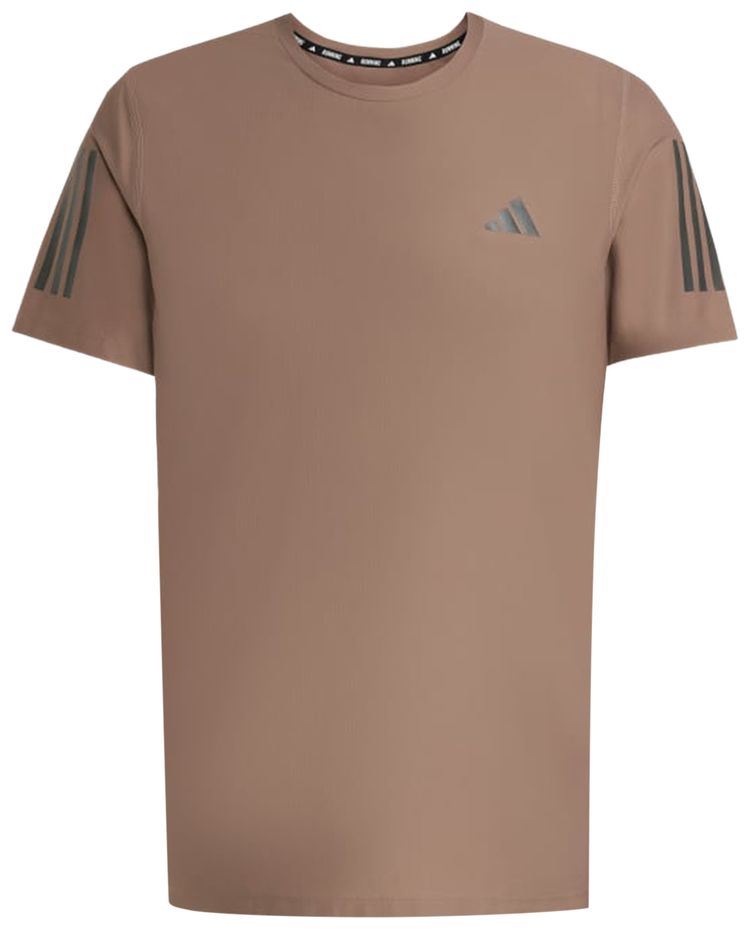 Adidas Own the Run Tee Trace Brown