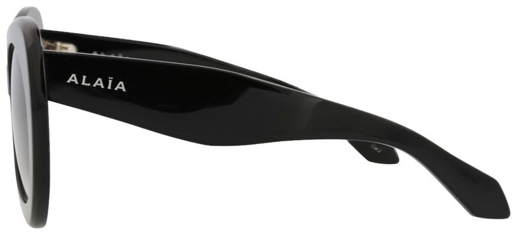 Alaia Cat Eye Frame Recycled Acetate Sunglasses Black Grey