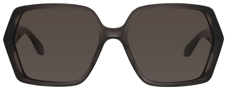 Alaia Square Frame Recycled Acetate Sunglasses Grey