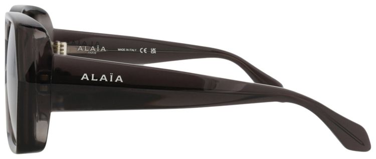 Alaia Square Frame Recycled Acetate Sunglasses Grey