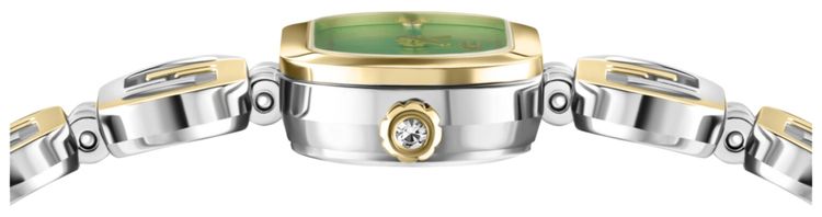 Fendi Fendi OLock Diamond Watch Two Tone